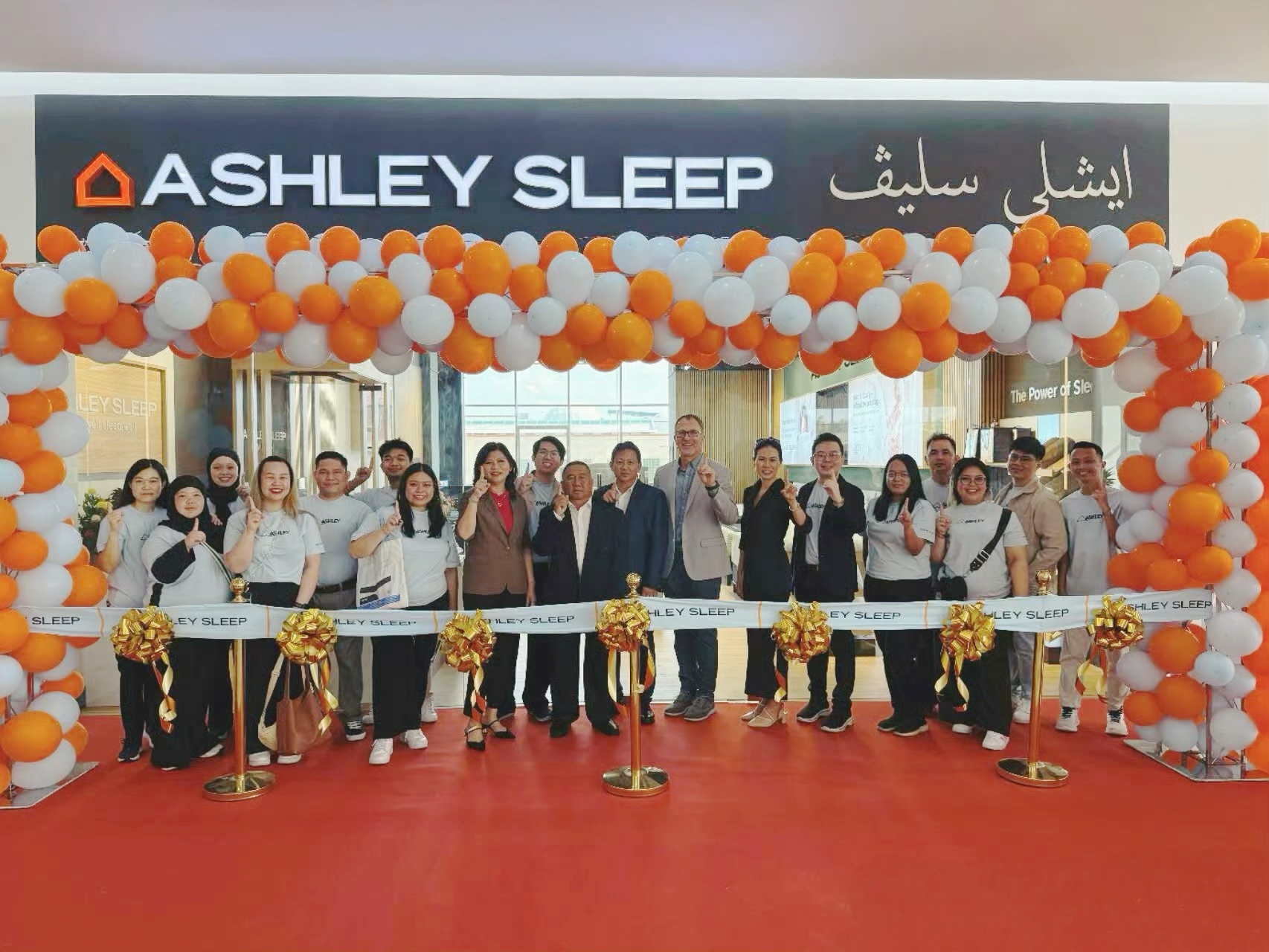Launching Asia’s First Standalone Ashley Sleep Store in Brunei
